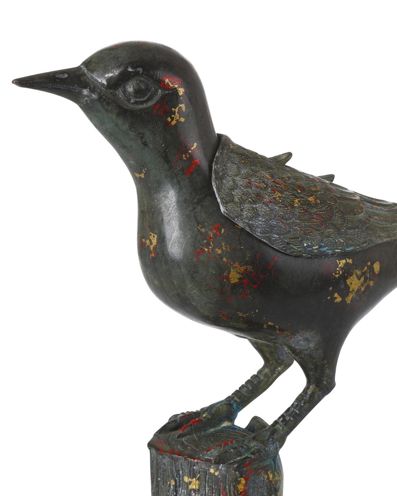 Han Dynasty Black Bird Decorative Sculpture