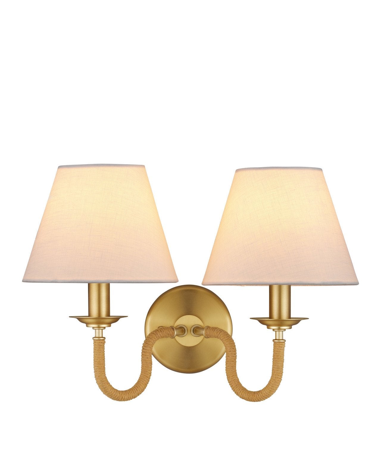 Adala Metalic Gold Wall Sconce