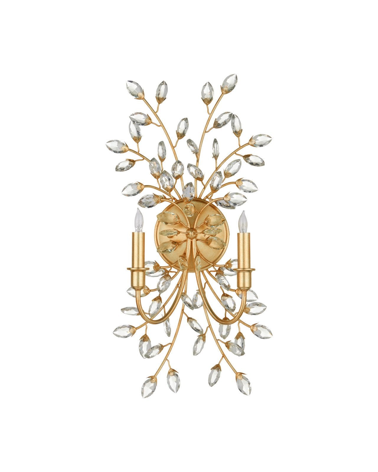 Forget-Me-Not Metal Wall Sconce