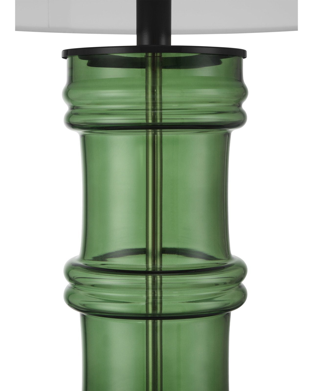 Balsam Green Glass Table Lamp