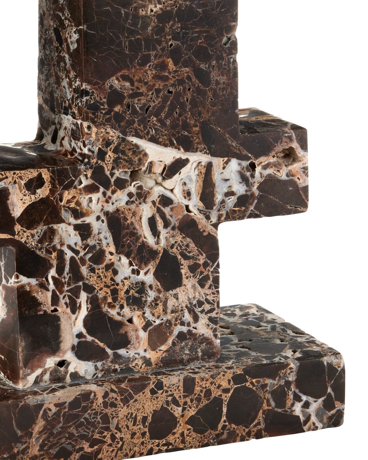 Blount Black Marble Decorative Sculpture