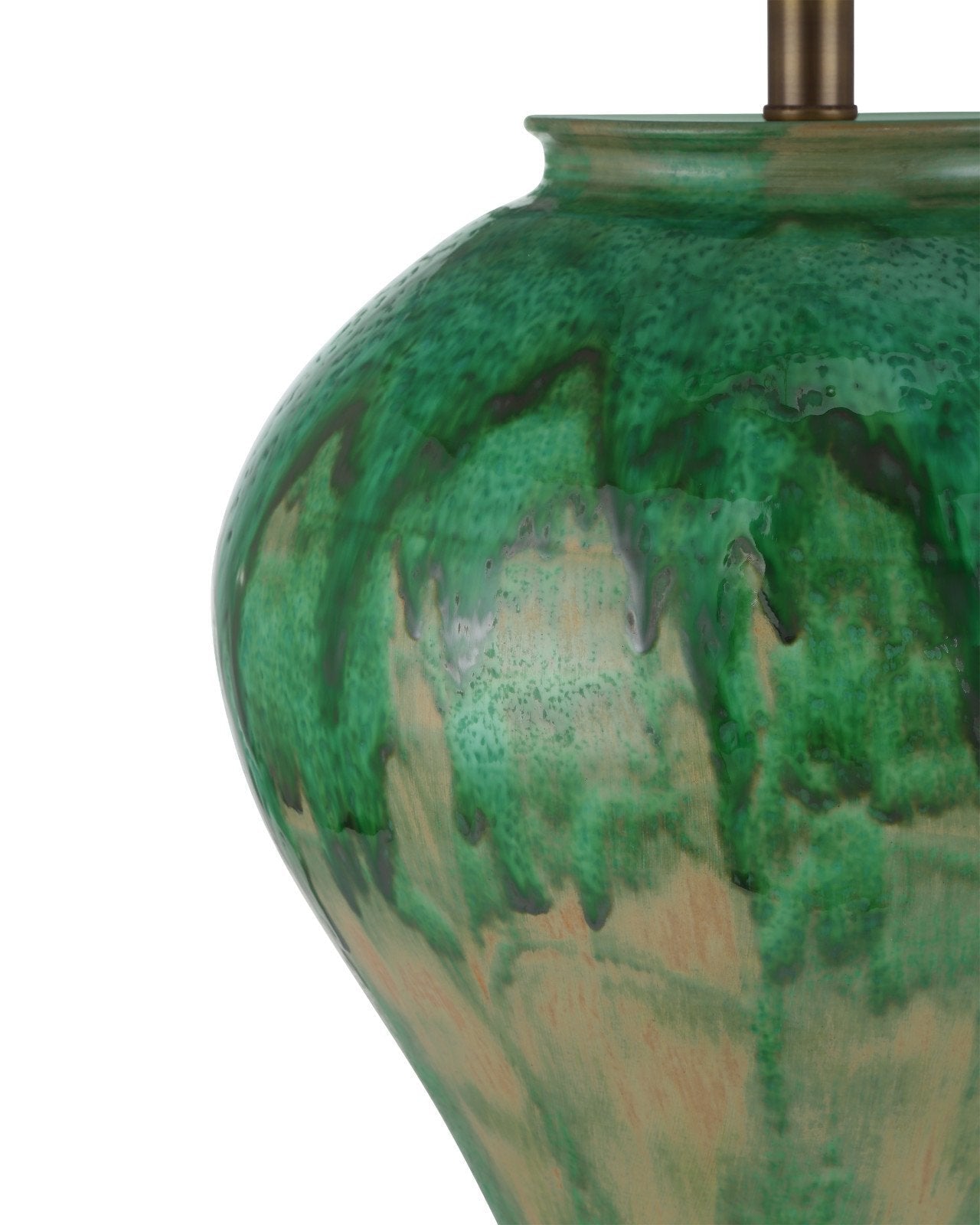 Blarney Green Porcelain Table Lamp
