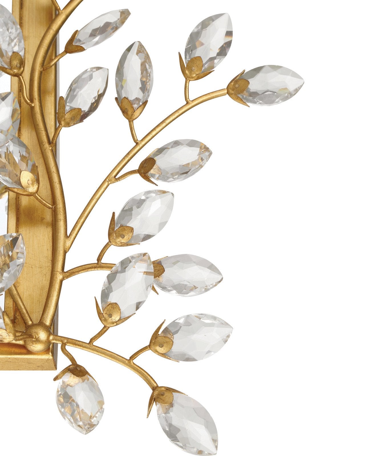 Forget-Me-Not Metal Frame Wall Mirror