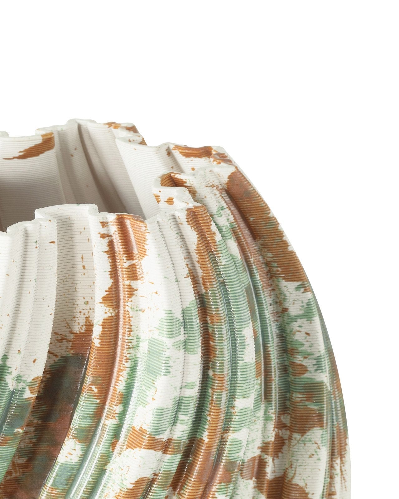 Camouflage Porcelain Small Vase