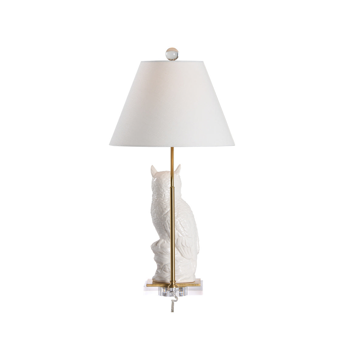 Hoot Ceramic Owl Table Lamp