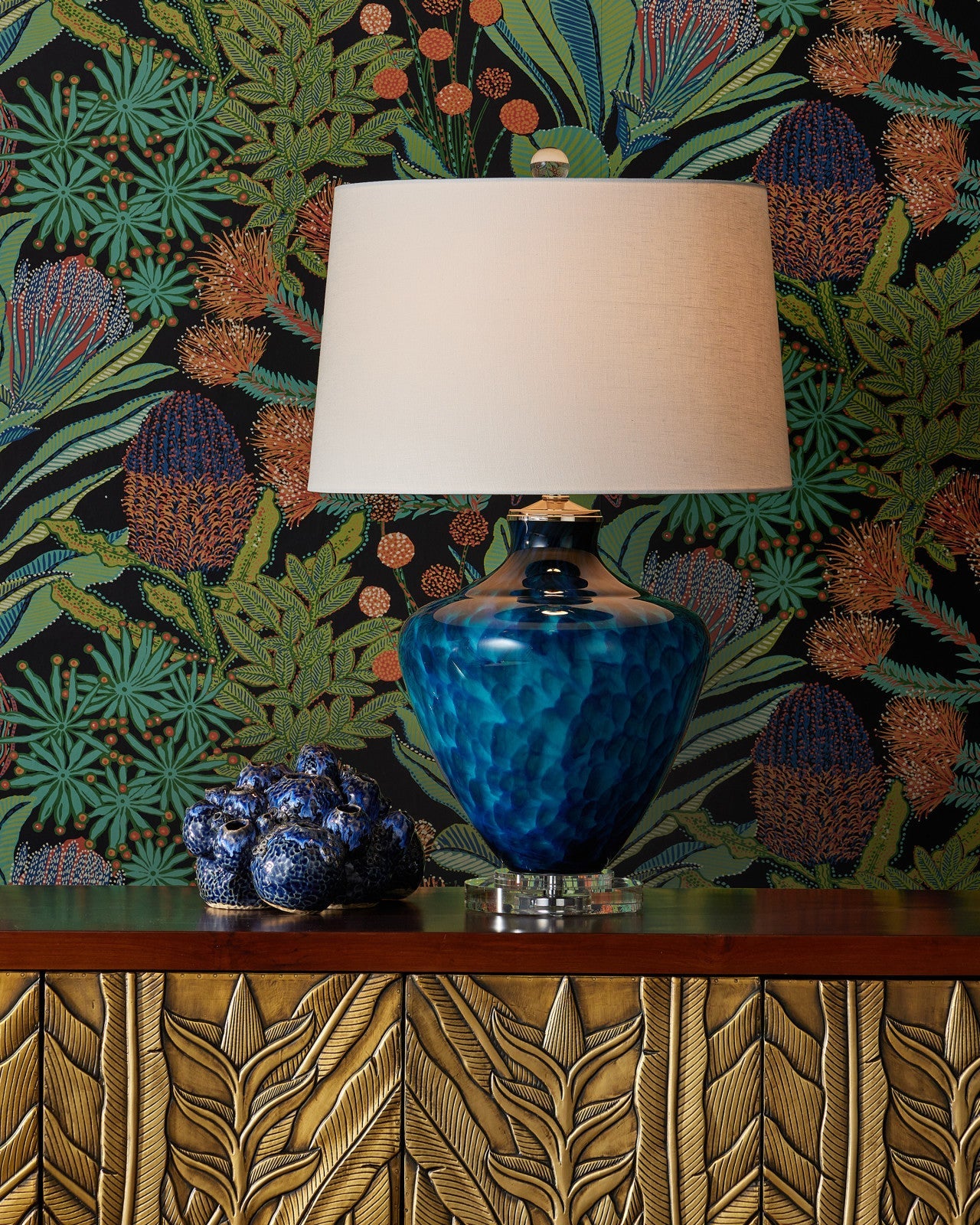 Sulawasi Blue Shells Decorative Sculpture