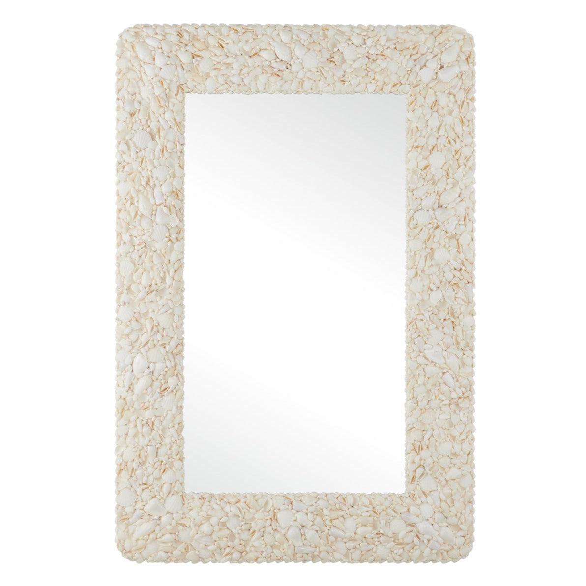 Turbinella Shells Frame Rectangular Wall Mirror