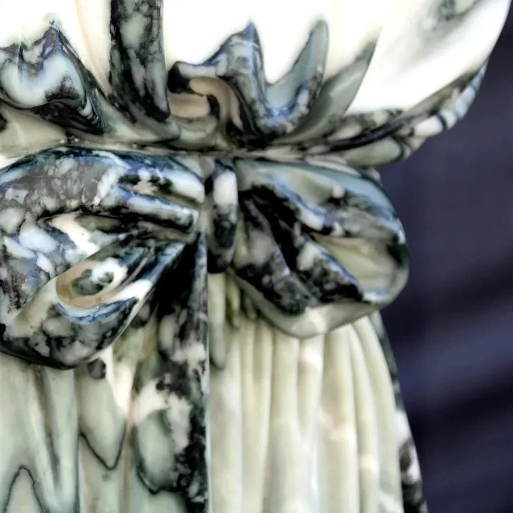 Adara Marble Dress Sculpture - LOOMLAN - Currey & Co - Statues & Sculptures