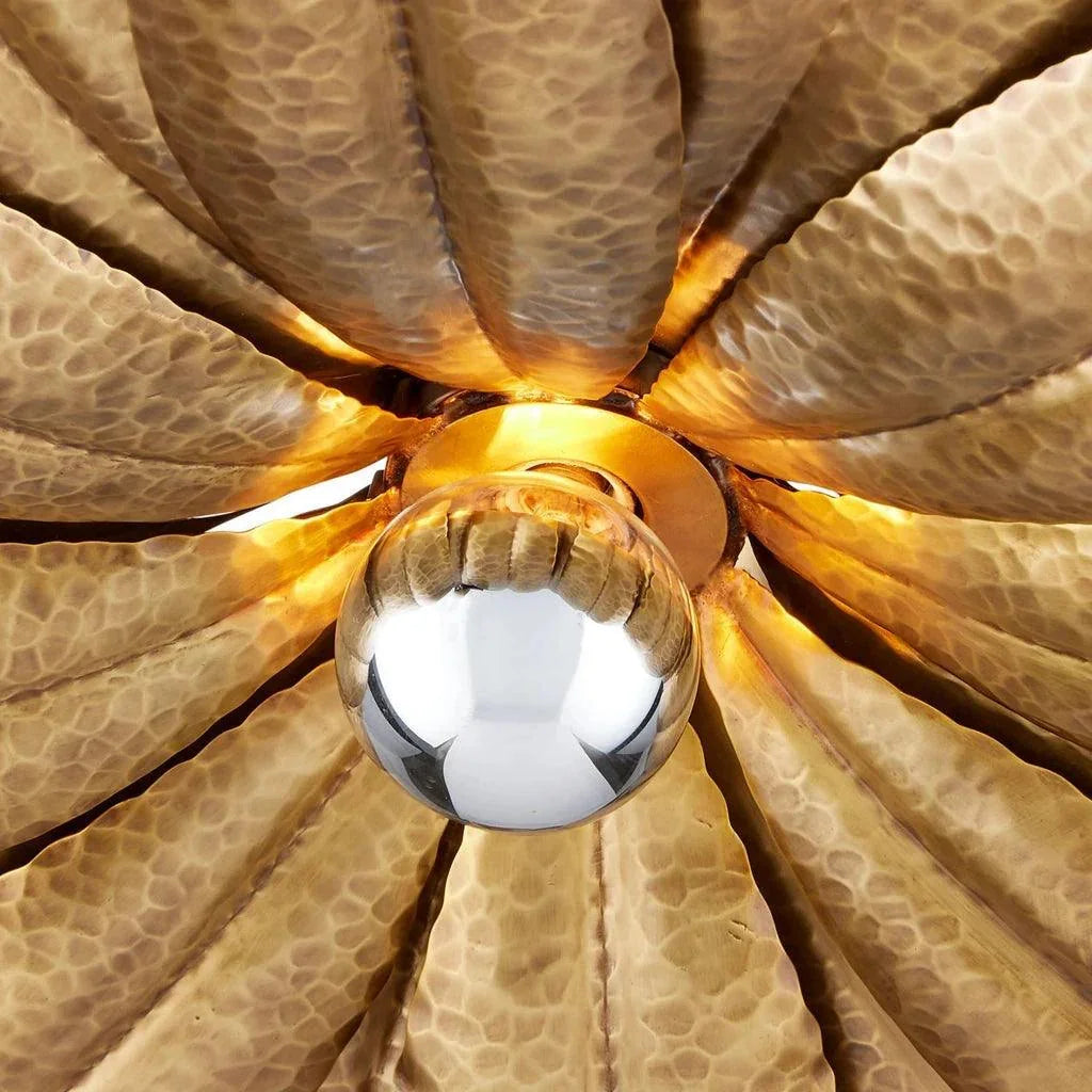 Alithea Medium Semi-Flush Mount-Flush Mounts-Currey & Co-LOOMLAN