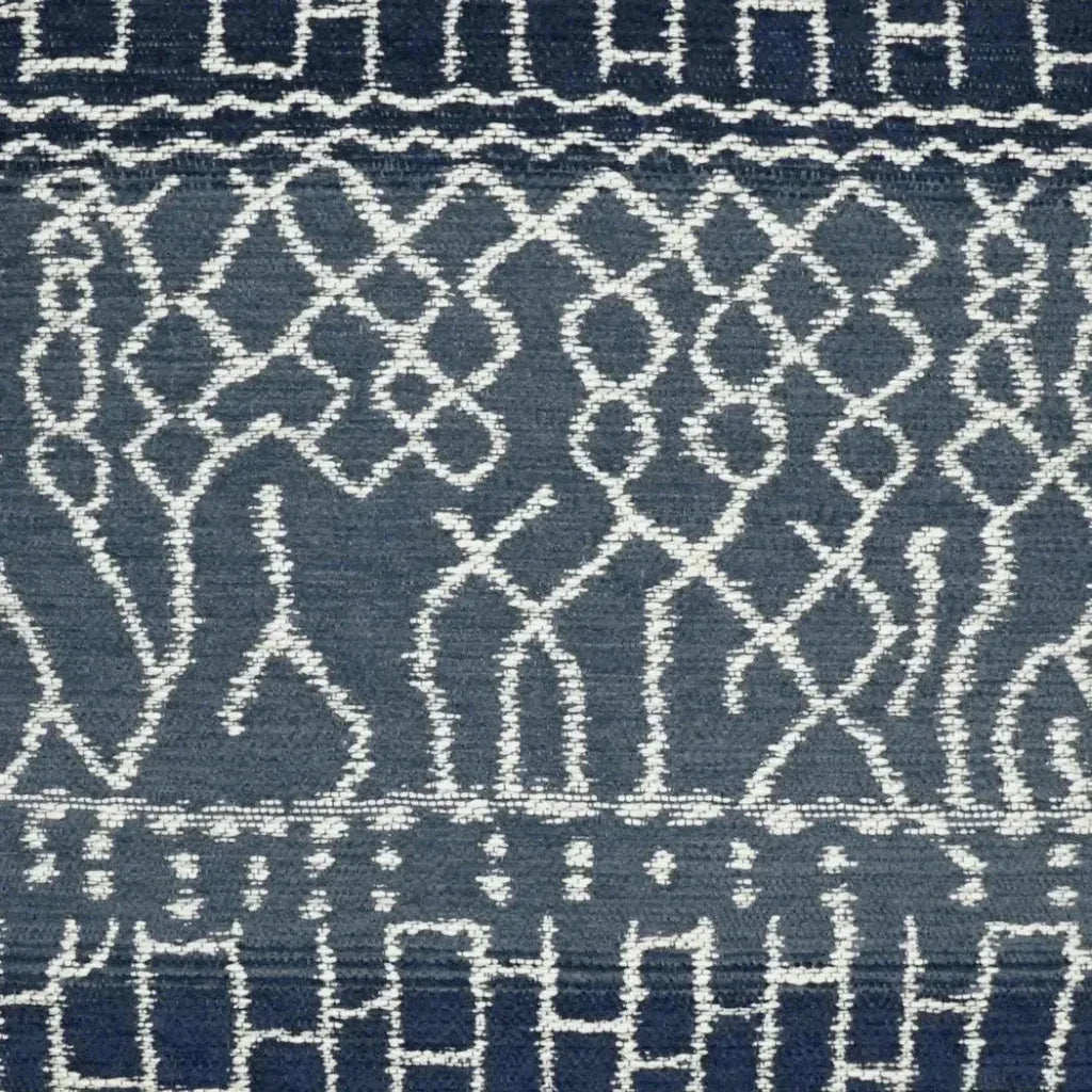 Andreozzi Indigo Blue Slate Blue Large Throw Pillow - LOOMLAN - D.V. Kap - Throw Pillows