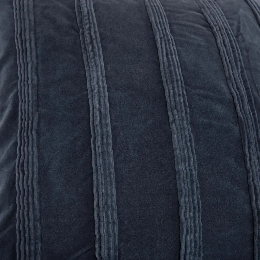 LOOMLAN Ankor Solid Blue Throw Pillow Down Insert