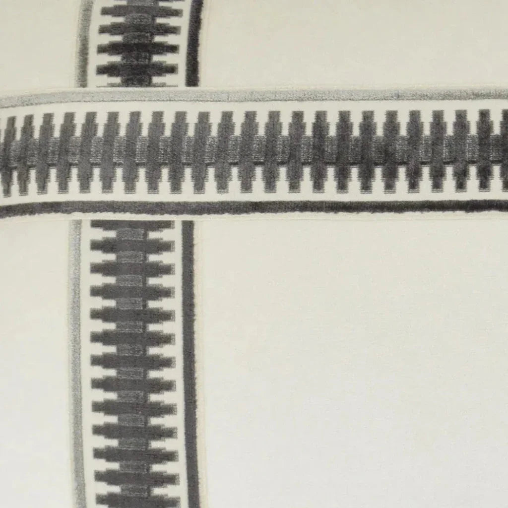 Antibes II Grey Throw Pillow With Insert - LOOMLAN - D.V. Kap - Throw Pillows