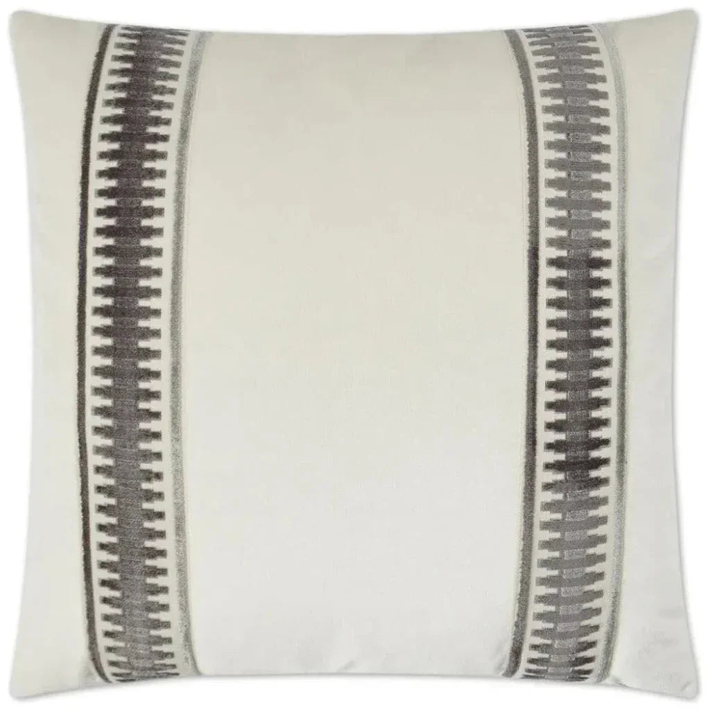 Antibes Off - White Throw Pillow With Insert - LOOMLAN - D.V. Kap - Throw Pillows