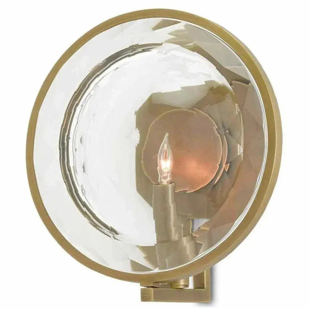 Antique Brass Marjie Scope Wall Sconce Marjorie Skouras - LOOMLAN - Currey & Co - Wall Sconces