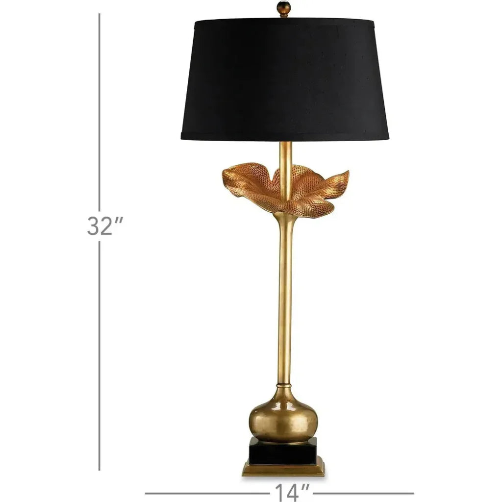 Antique Brass Metamorphosis Table Lamp - LOOMLAN - Currey & Co - Table Lamps