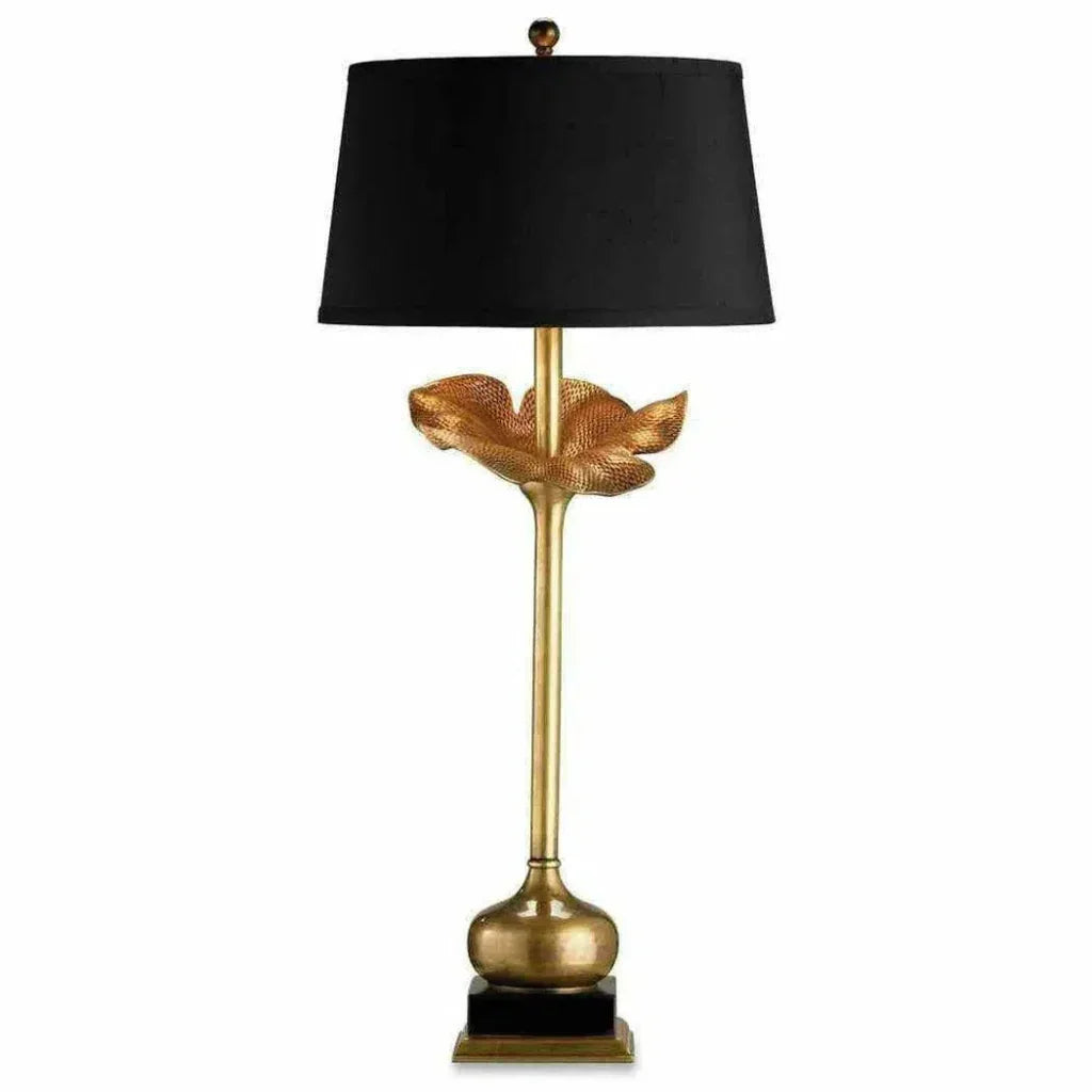 Antique Brass Metamorphosis Table Lamp - LOOMLAN - Currey & Co - Table Lamps