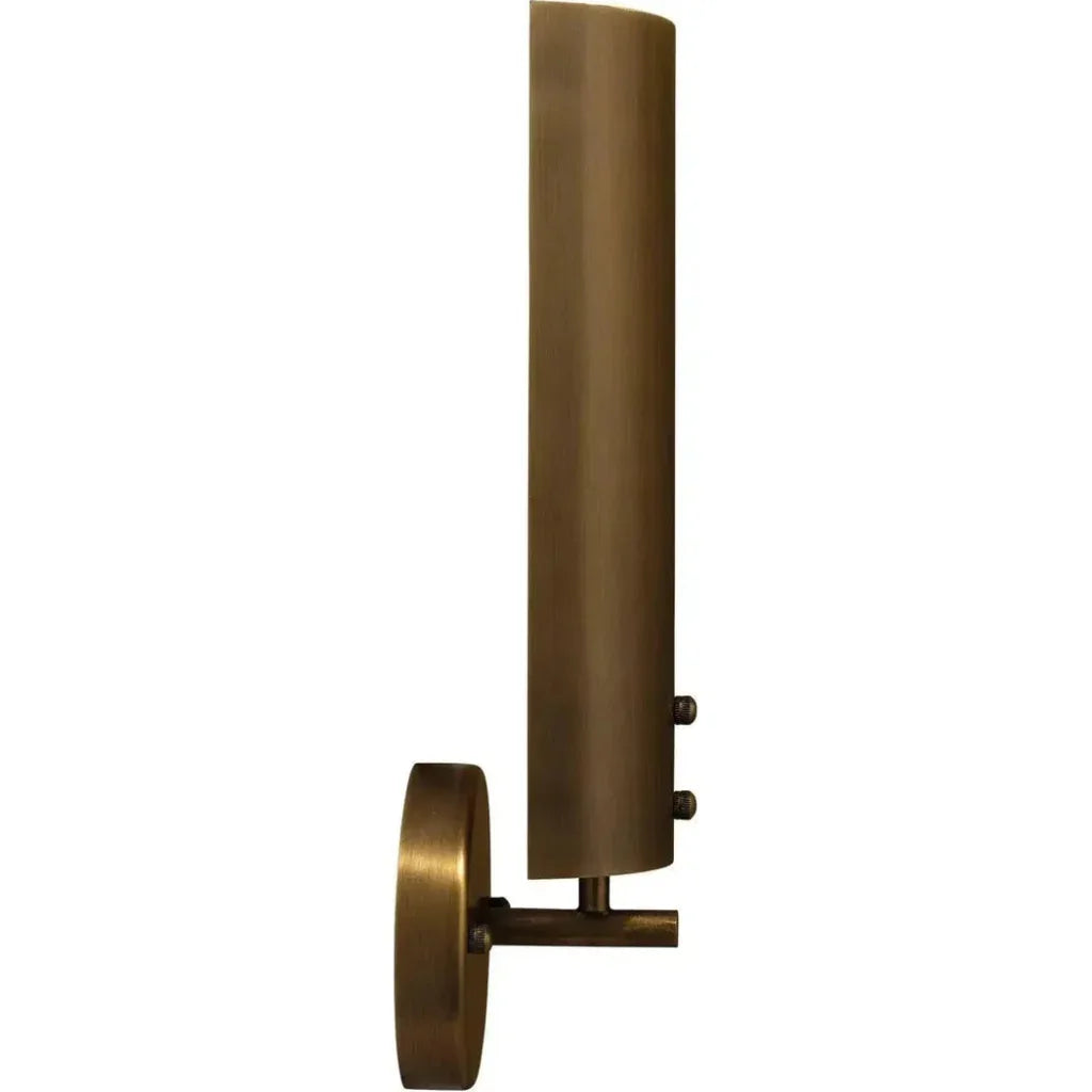 Antique Brass Olympic Wall Sconce - LOOMLAN - Jamie Young - Wall Sconces