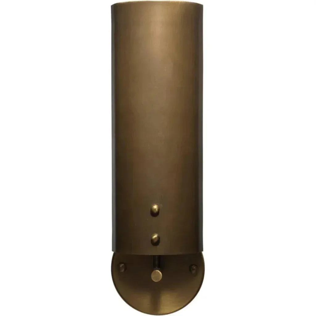 Antique Brass Olympic Wall Sconce - LOOMLAN - Jamie Young - Wall Sconces