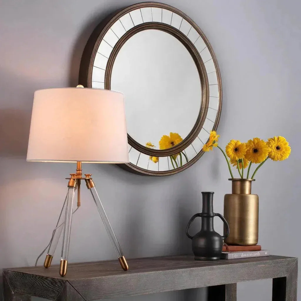 Antique Bronze Wood Coltrane Wall Mirror - LOOMLAN - Jamie Young - Wall Mirrors
