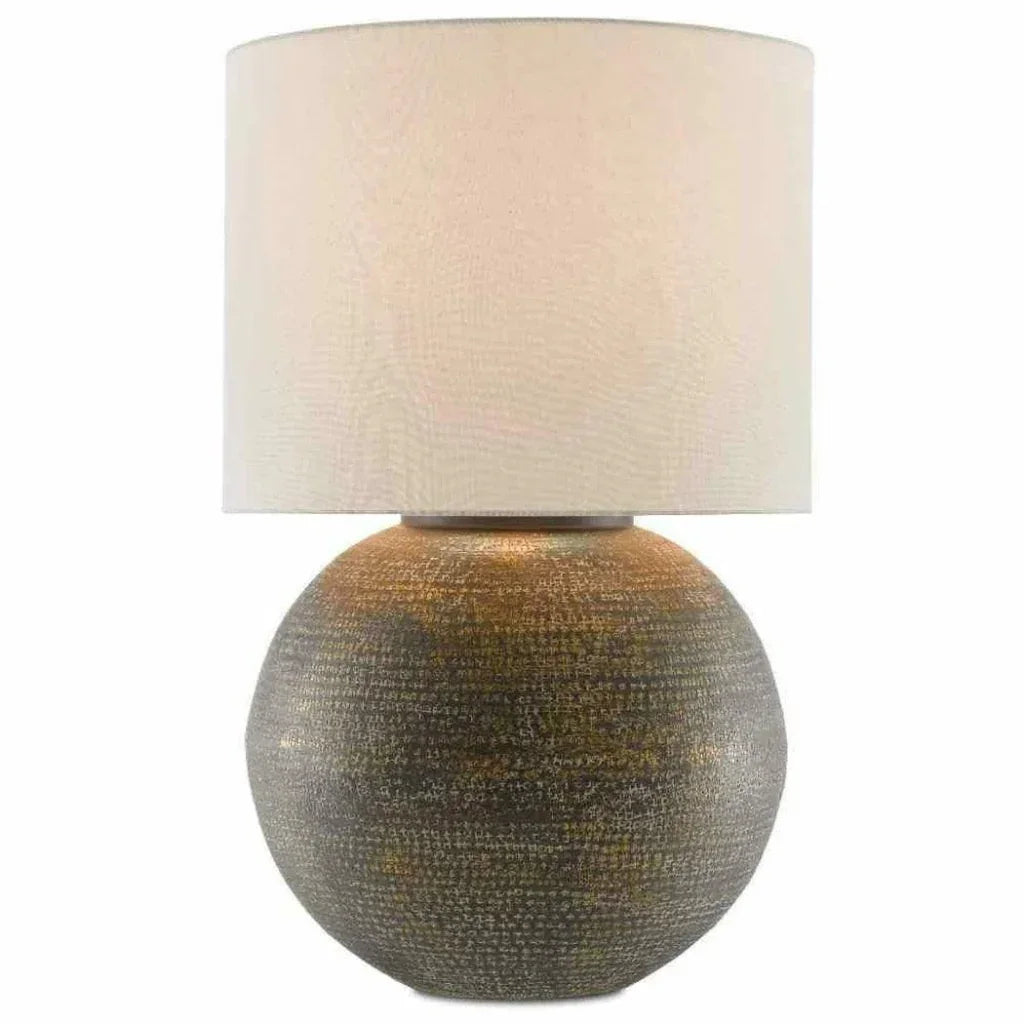 Antique Gold Brigands Table Lamp - LOOMLAN - Currey & Co - Table Lamps