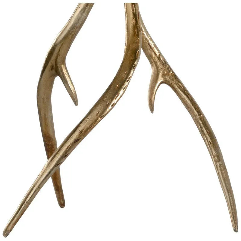 Wildwood Antler Hall Brass Made Table Lamp