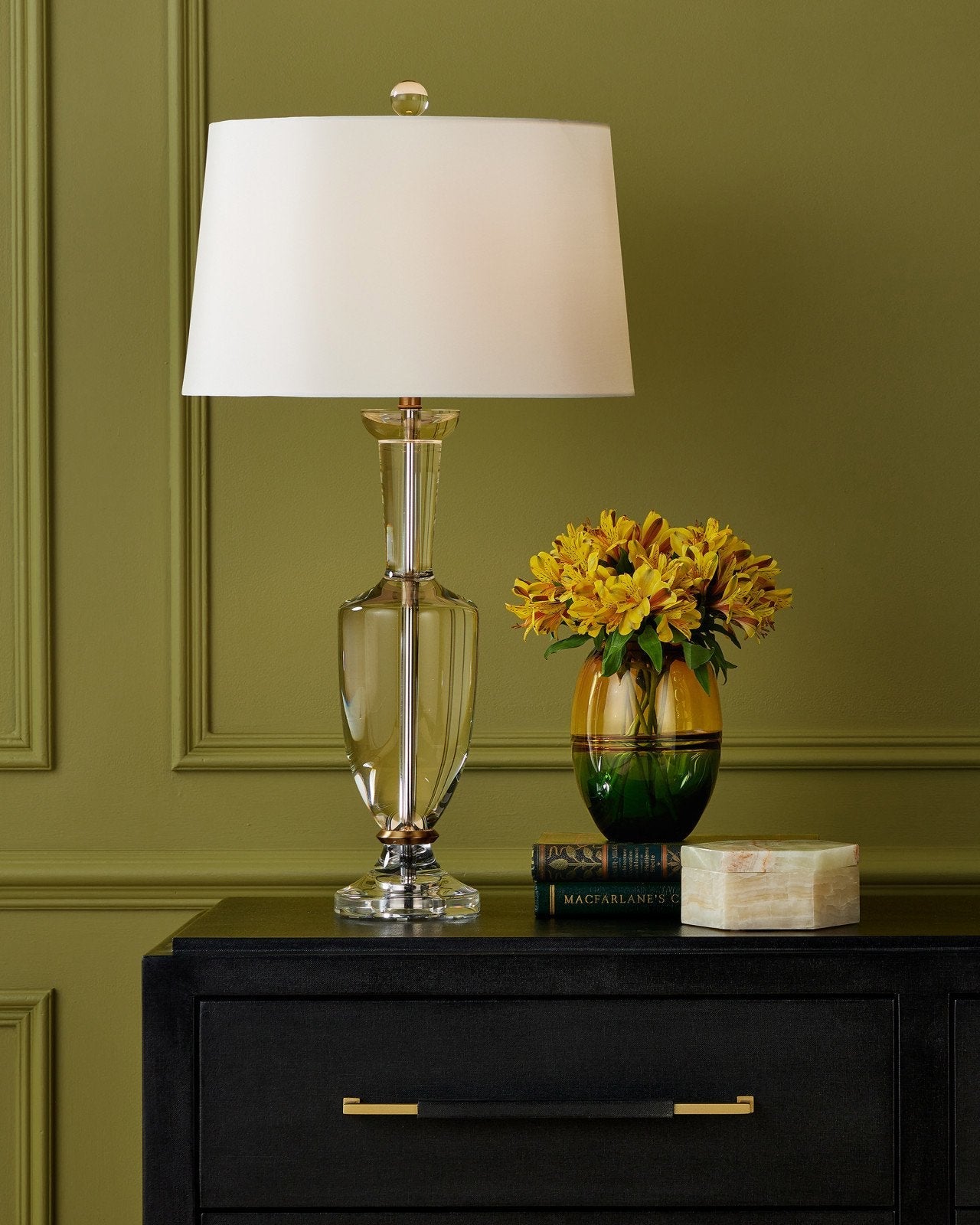 Arco Green Onyx Hexagon Box