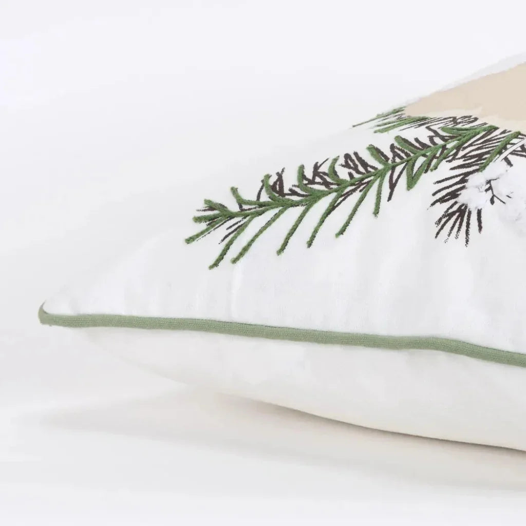 LOOMLAN Aria Welted Muliticolor Throw Pillow Down Insert