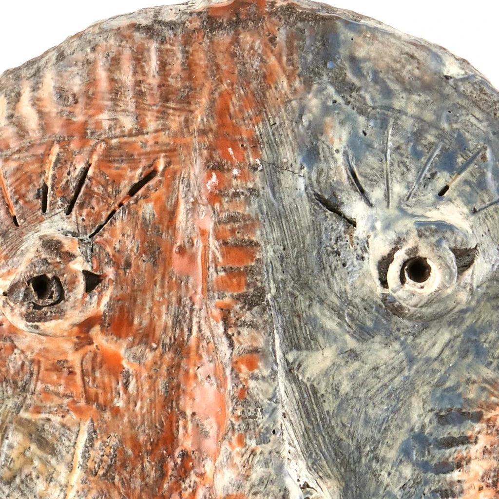 Artisan Small Face Disc - LOOMLAN - Currey & Co - Statues & Sculptures