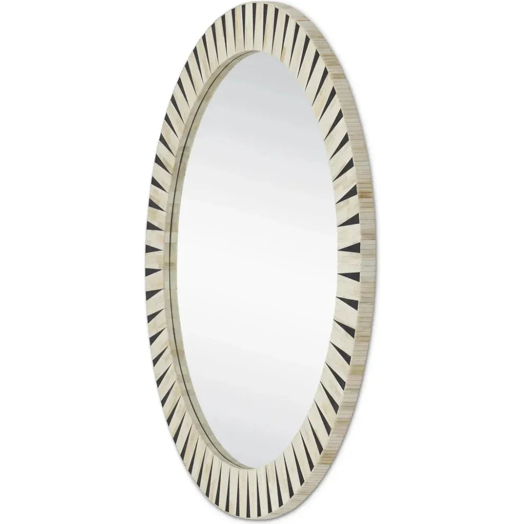 Arvi Round Mirror - LOOMLAN - Currey & Co - Wall Mirrors