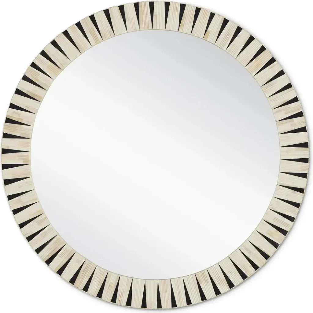 Arvi Round Mirror - LOOMLAN - Currey & Co - Wall Mirrors