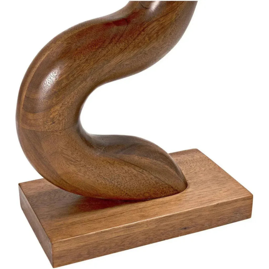 Asclepius Sculpture - LOOMLAN - Noir - Statues & Sculptures