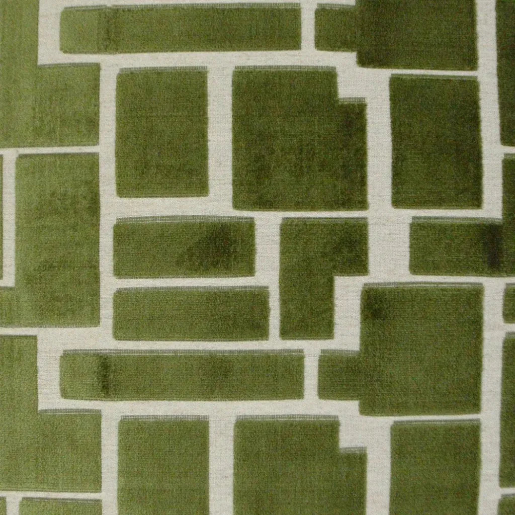 Aura Olive Geometric Green Large Throw Pillow Insert - LOOMLAN - D.V. Kap - Throw Pillows