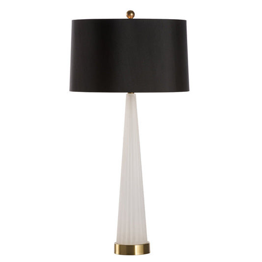Ava Fluted Glass Table Lamp