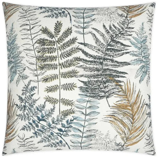 Avalis Floral Brown Large Throw Pillow Insert - LOOMLAN - D.V. Kap - Throw Pillows