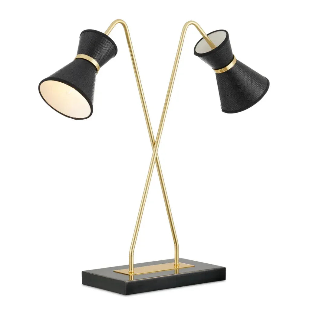Avignon Desk Lamp - LOOMLAN - Currey & Co - Table Lamps