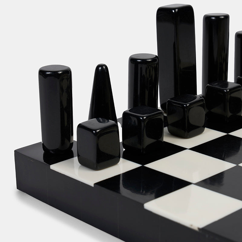 Aya Contemporary Wooden Chess Set
