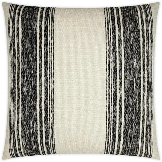 Balboa Black Stripes Black Large Throw Pillow Insert - LOOMLAN - D.V. Kap - Throw Pillows