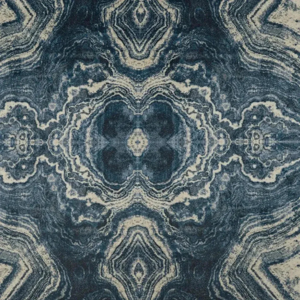 D.V. Kap Banding Indigo Blue Throw Pillow With Insert