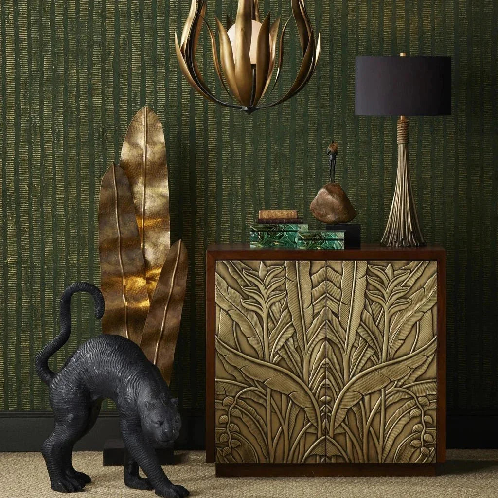 Baroque Antique Brass Luxurious Table Lamp - LOOMLAN - Currey & Co - Table Lamps