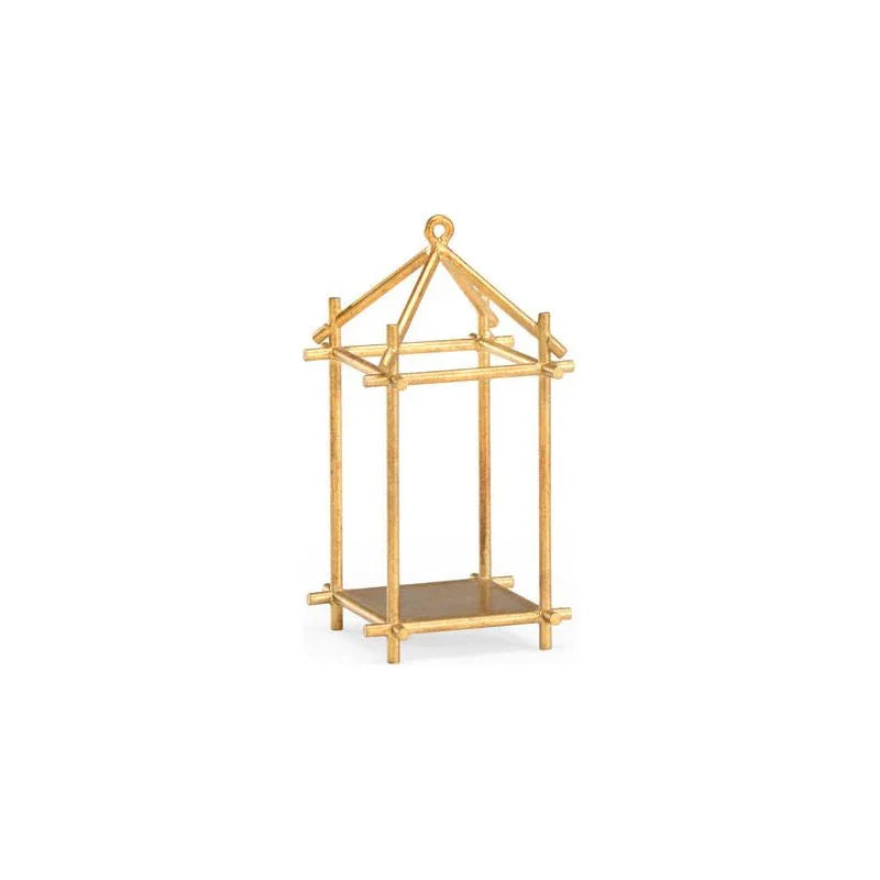 Baton Hurricane Gold Candleholder - LOOMLAN - Chelsea House - Candle Holders