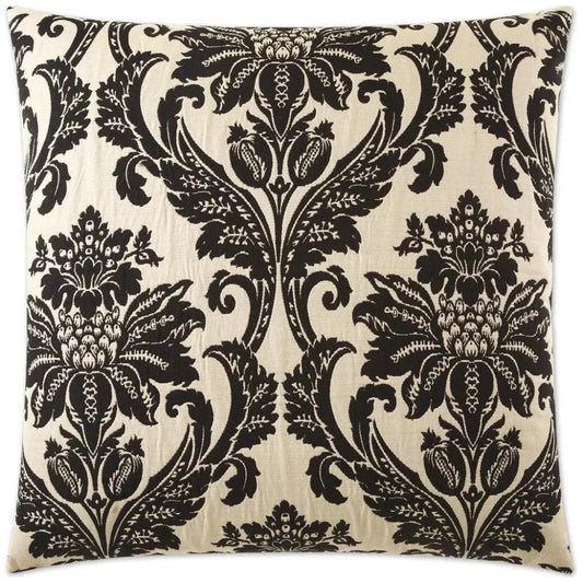 Beatrice Black Throw Pillow With Insert - LOOMLAN - D.V. Kap - Throw Pillows