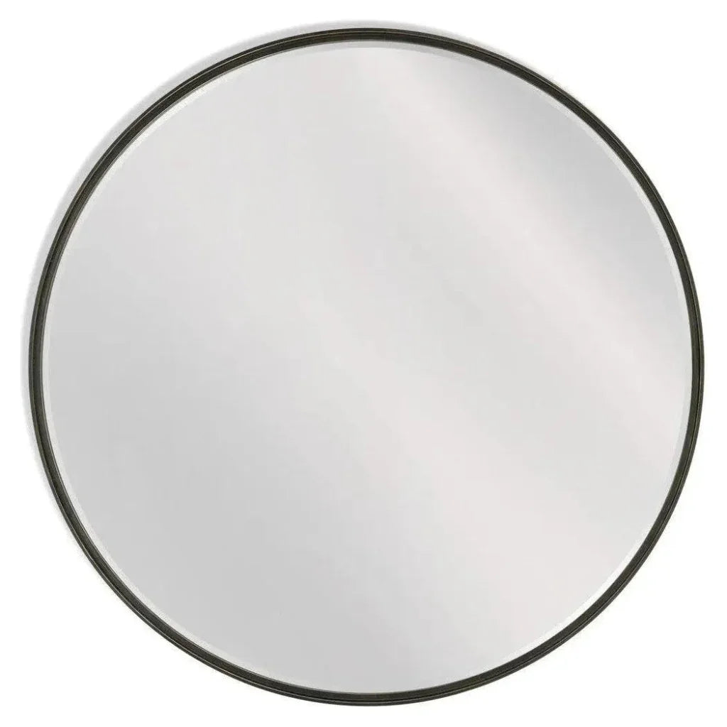 Bedford Metal Black Wall Mirror - LOOMLAN - Bassett Mirror - Wall Mirrors