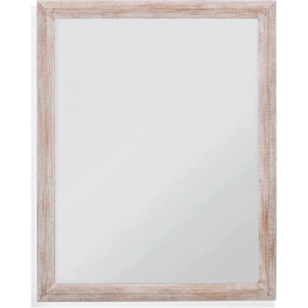 Bellefont Wood White Vertical Wall Mirror