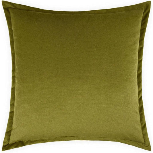 Belvedere Flange Aloe Green Throw Pillow Insert - LOOMLAN - D.V. Kap - Throw Pillows