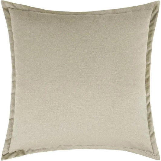Belvedere Flange Beach Brown Throw Pillow Insert - LOOMLAN - D.V. Kap - Throw Pillows