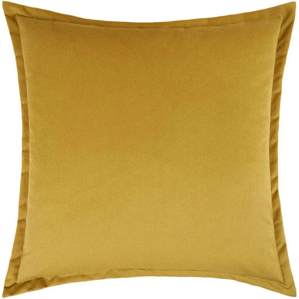 Belvedere Flange Curry Gold Throw Pillow Insert - LOOMLAN - D.V. Kap - Throw Pillows
