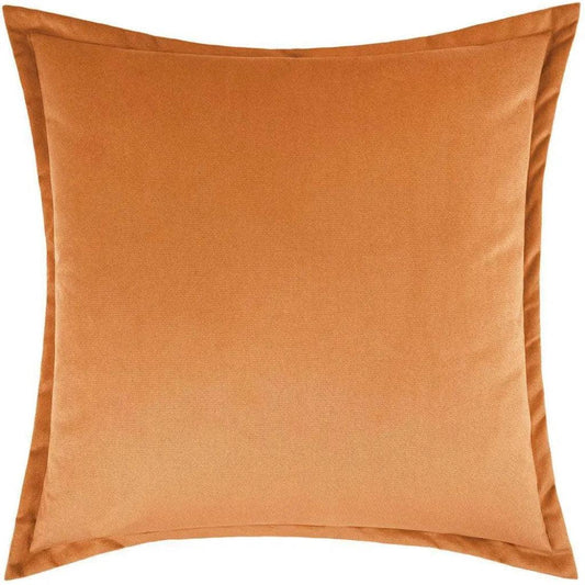 Belvedere Flange Satsuma Orange Throw Pillow Insert - LOOMLAN - D.V. Kap - Throw Pillows