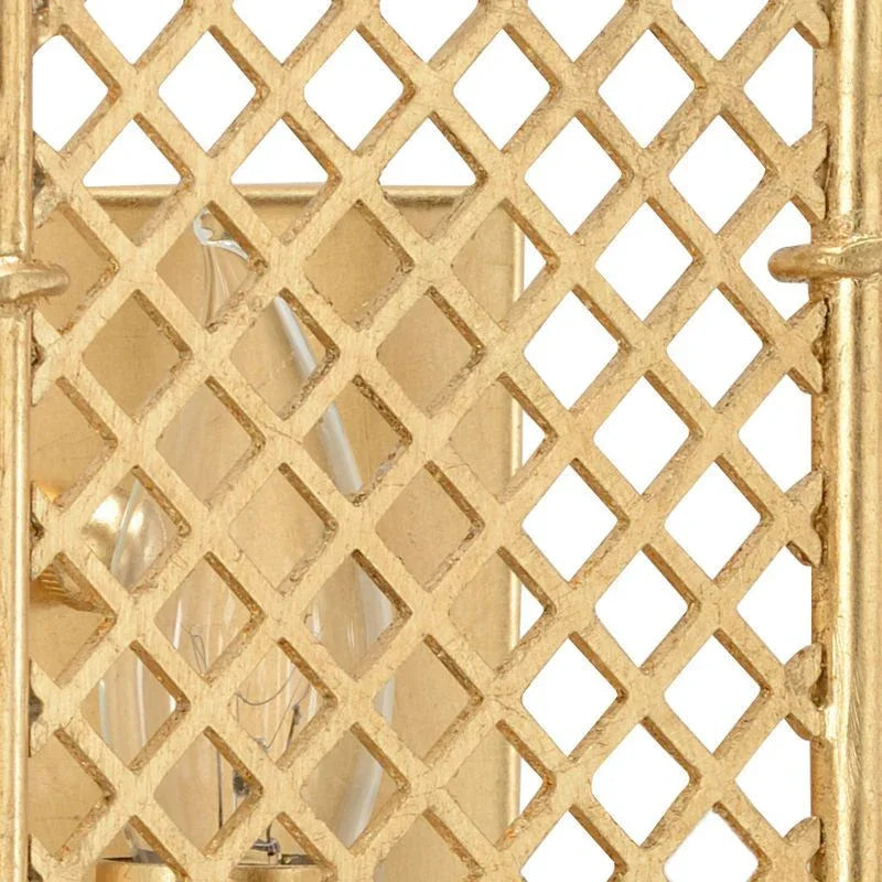 Benton Bamboo Design Gold Wall Sconce - LOOMLAN - Chelsea House - Wall Sconces