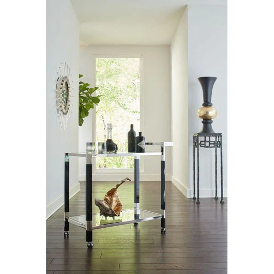 Beu 7 Trumpet Metal Black Vase - LOOMLAN - Wildwood - Vases & Jars