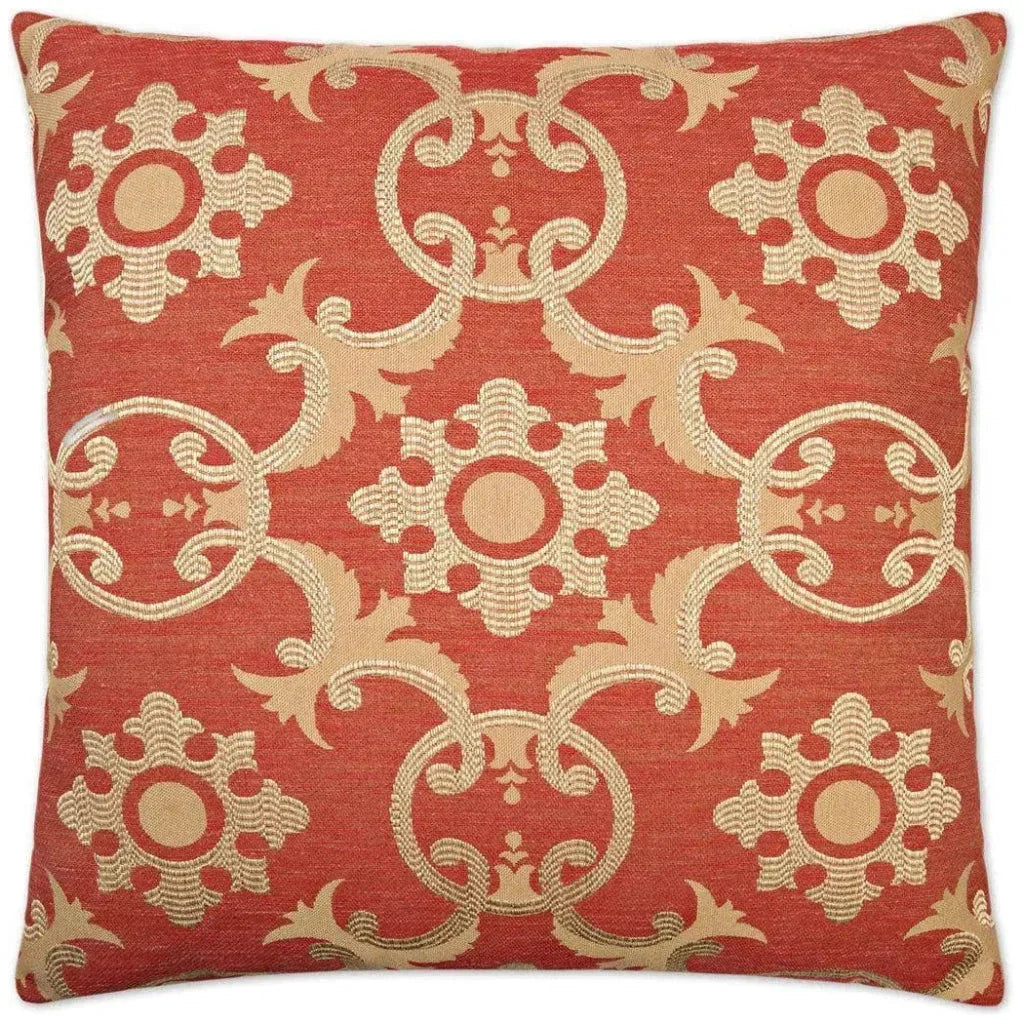 Biblos Red Throw Pillow With Insert - LOOMLAN - D.V. Kap - Throw Pillows